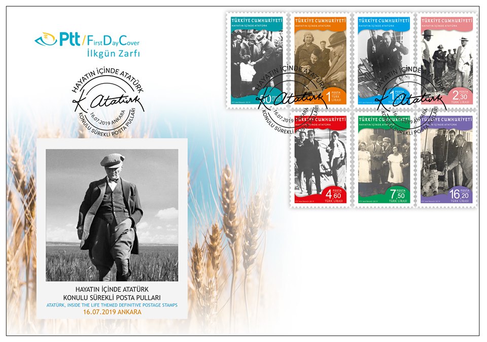 PTT’den Hayatın İçinde Atatürk Pulu