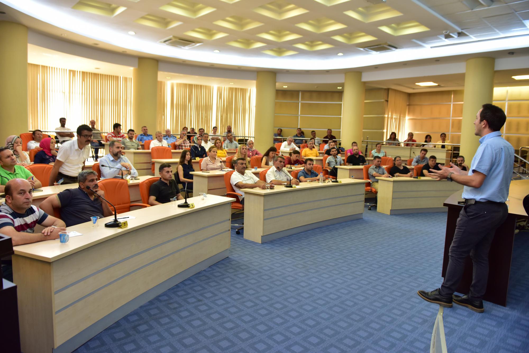 Belediye personeline iş güvenliği eğitimi