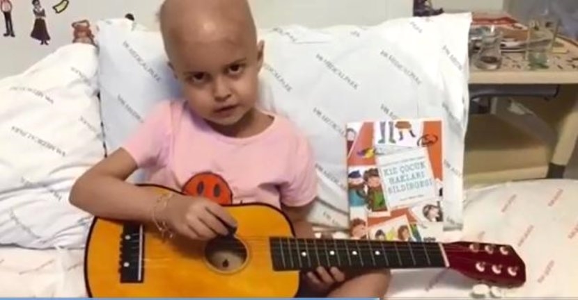 Öykü Arin’den doktorları için şarkı