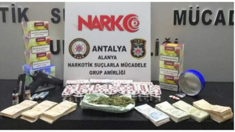 Antalya’da Uyuşturucu Operasyonu