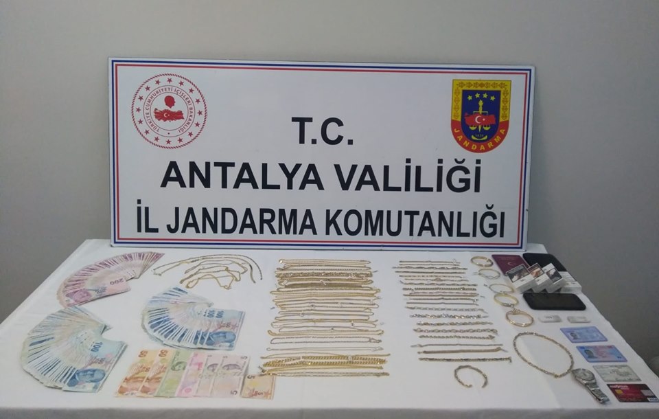 Antalya’daki Kuyumcu Hırsızlığı