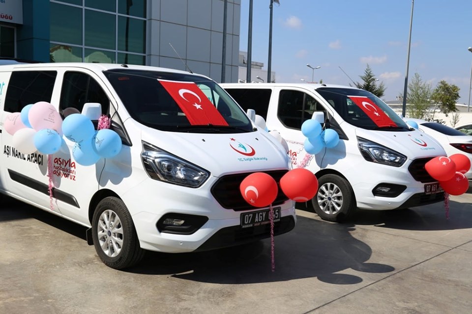 Yeni Aşı Araçları Törenle Teslim Edildi