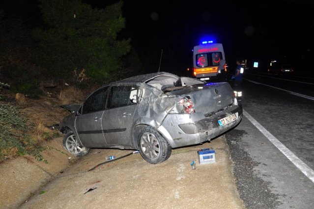 Antalya’da trafik kazası: 1 ölü, 1 yaralı