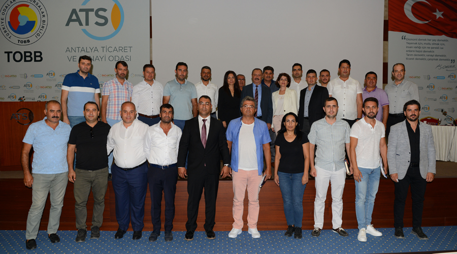 Yapı müteahhitleri bilgilendirme toplantısı ATSO’da gerçekleşti