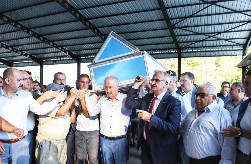 BAŞKAN ŞAHİN’DEN ANNEYE SON GÖREV