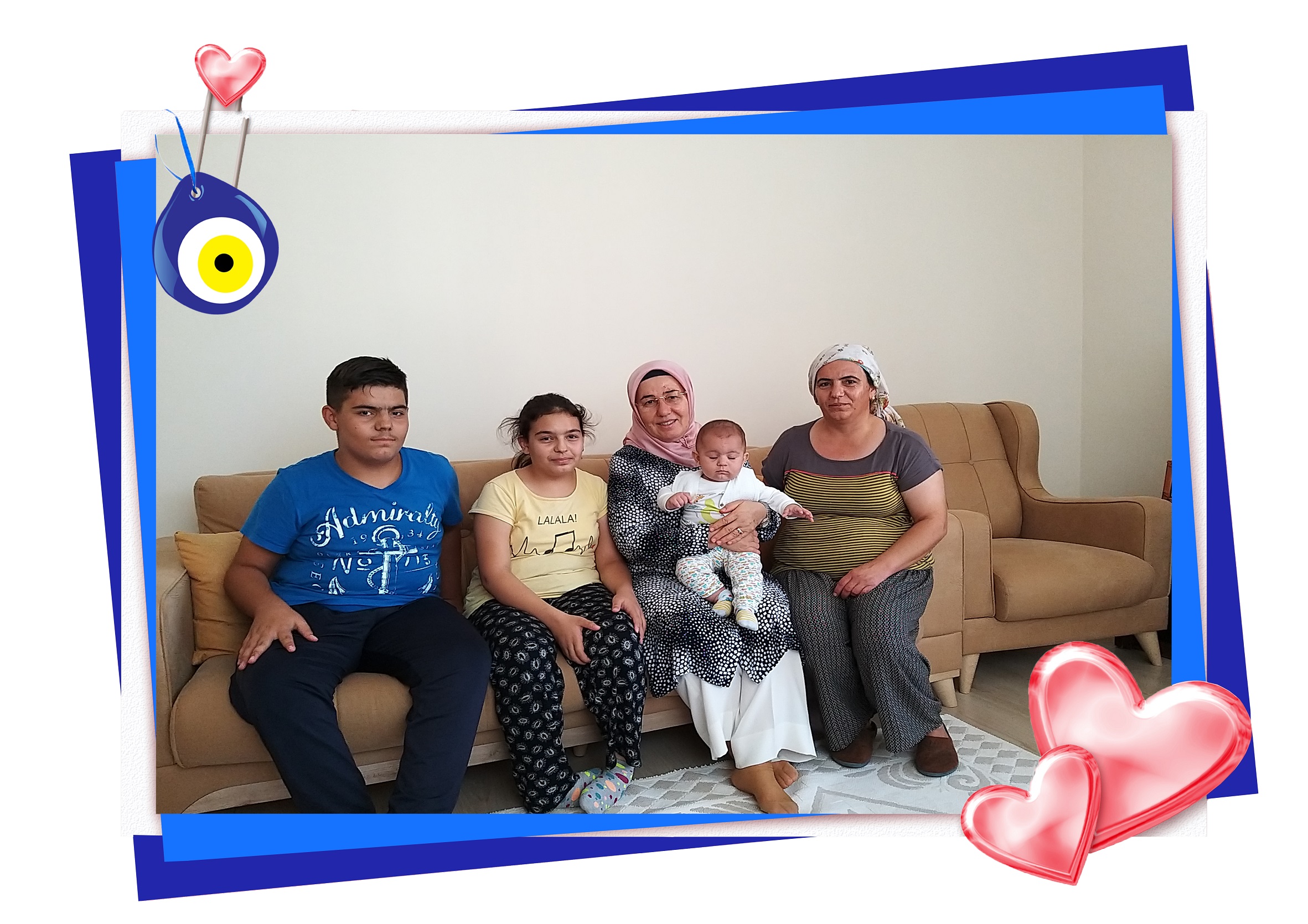 ÜMMÜ ŞAHİN EYLÜL AYINDA 22 AİLEYİ ZİYARET ETTİ
