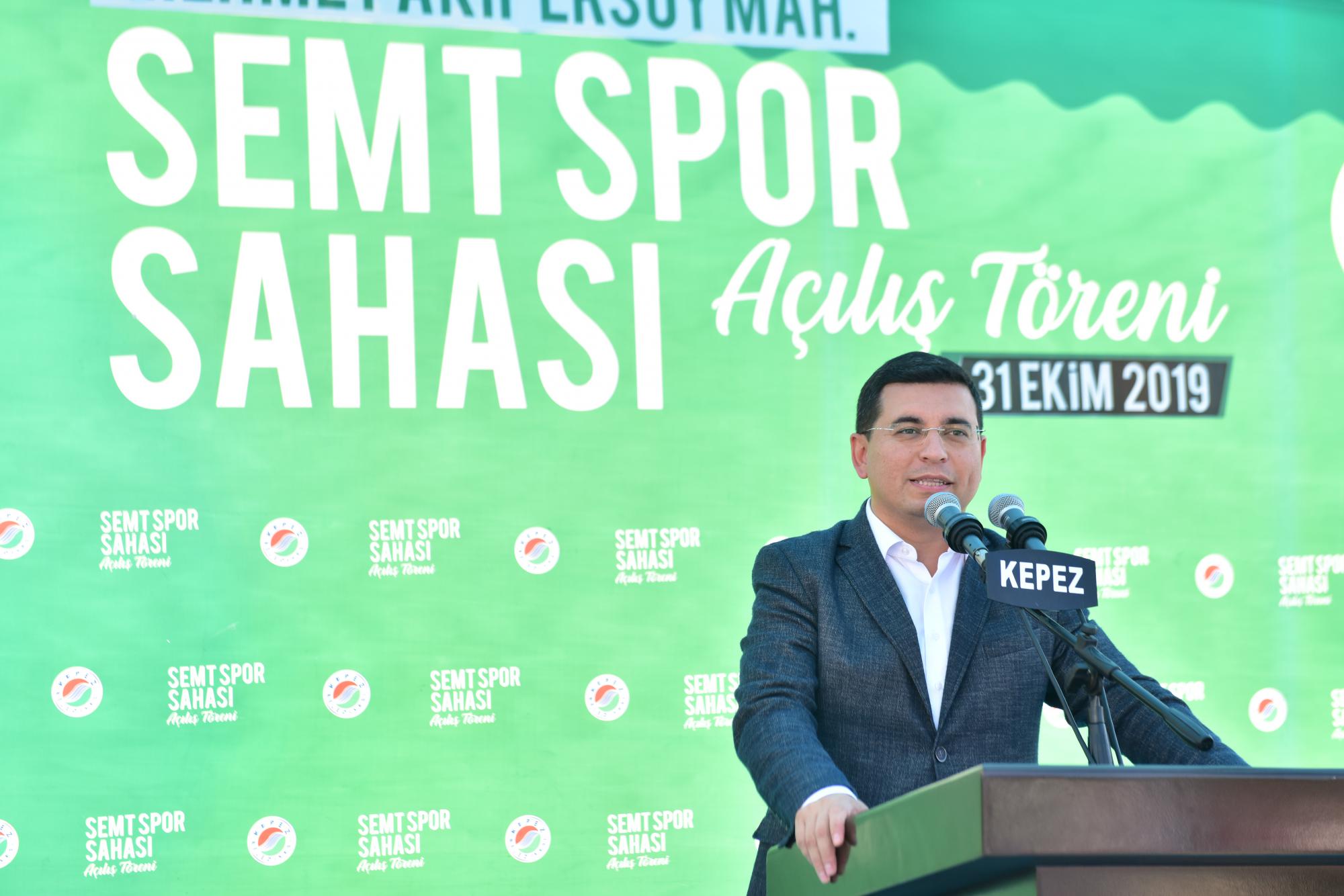 Kepez’den Mehmet Akif Ersoy’a semt spor sahası