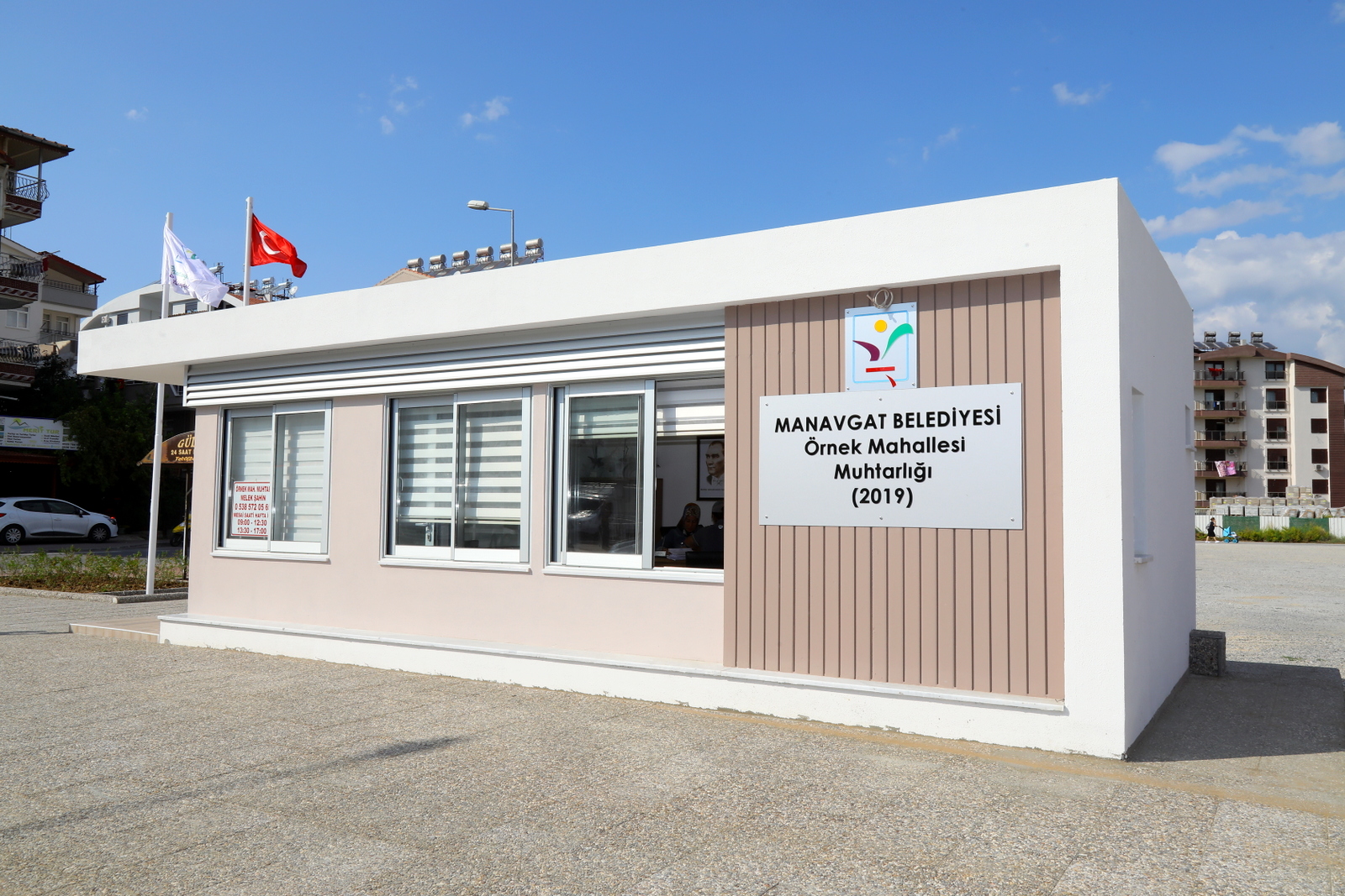 MANAVGAT BELEDİYESİ’NDEN ÖRNEK MAHALLESİ’NE YENİ MUHTAR EVİ