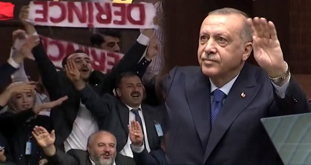 AK Parti Meclis Toplantısı’na Gündoğdu Marşı damga vurdu