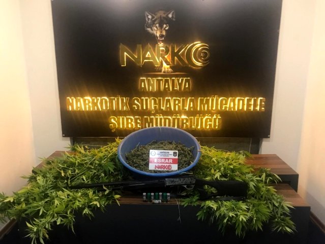 Antalya’da uyuşturucu operasyonuna 1 tutuklama