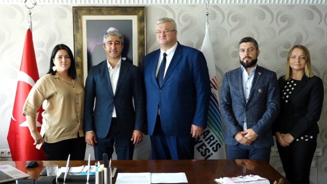 Ukrayna Antalya Konsolosu Khomenko, Başkan Okay’ı ziyaret etti