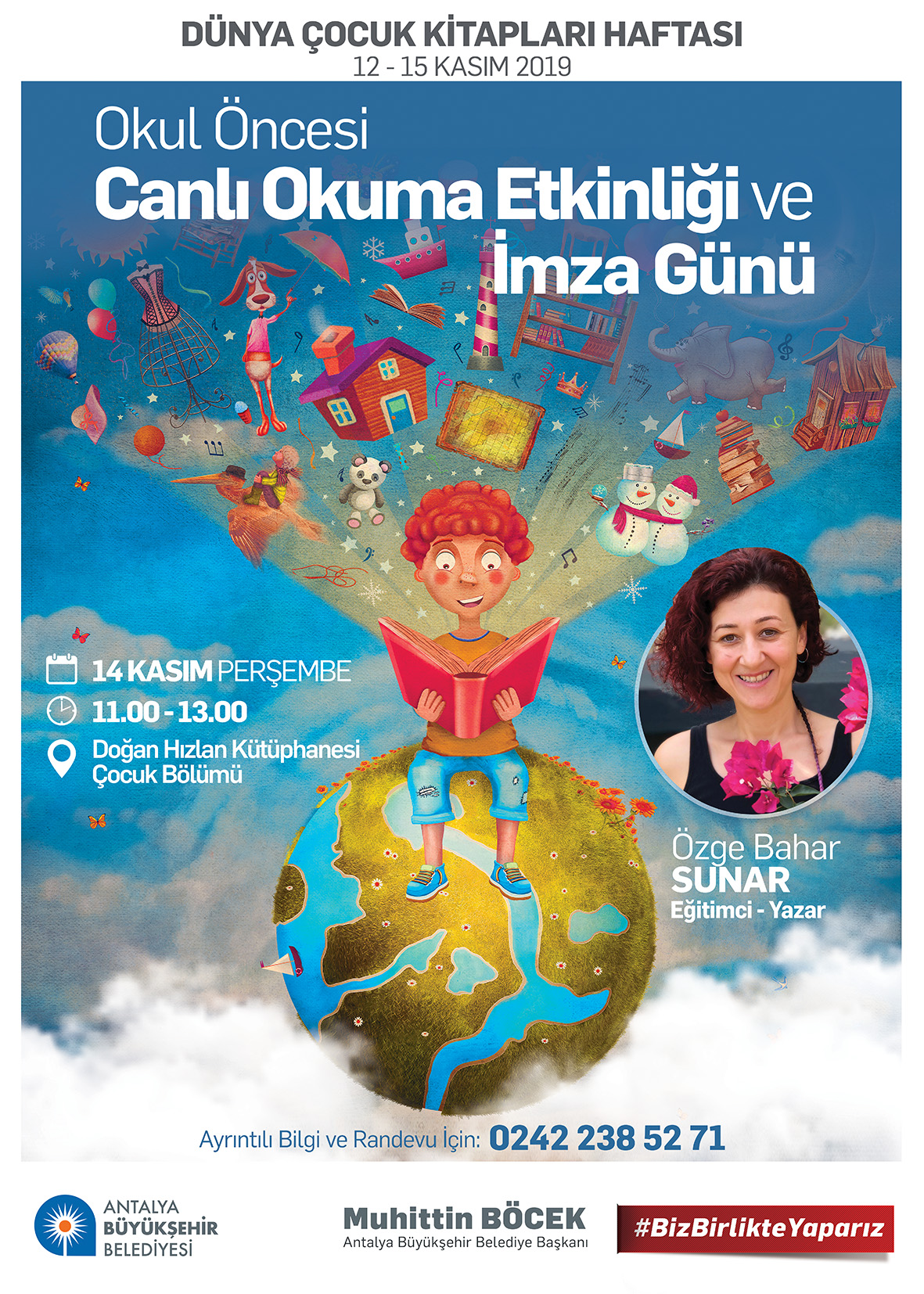 Büyükşehir’den Canlı Okuma Etkinliği