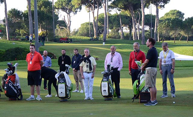Ünlü golfçülerden Atatürk’e saygı duruşu