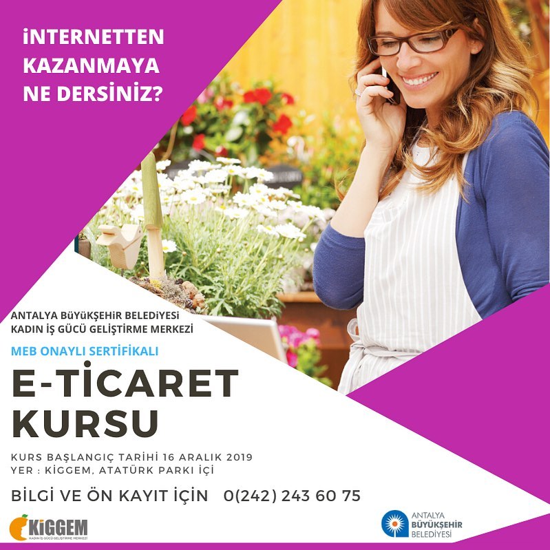 KİGGEM’de Girişimci Kadınlara E-Ticaret Kursu