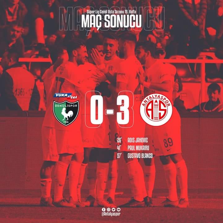 Denizlispor 0-3 Antalyaspor | MAÇ SONUCU