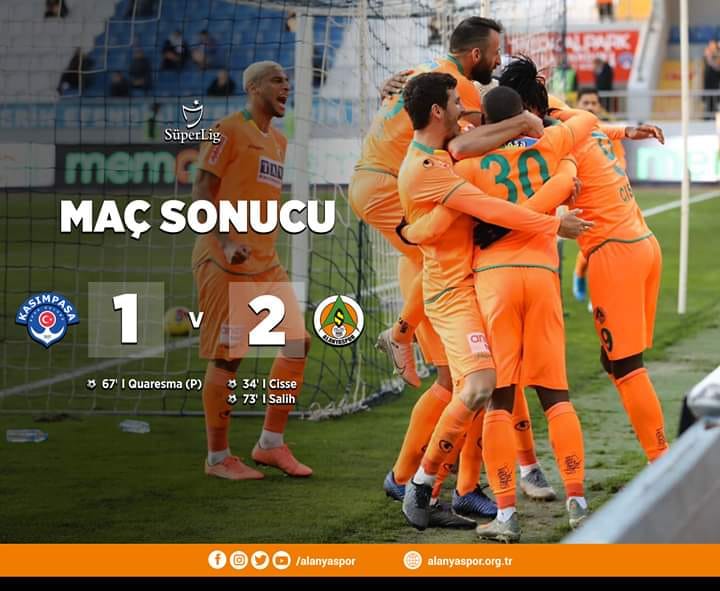 Kasımpaşa-Aytemiz Alanyaspor: 1-2