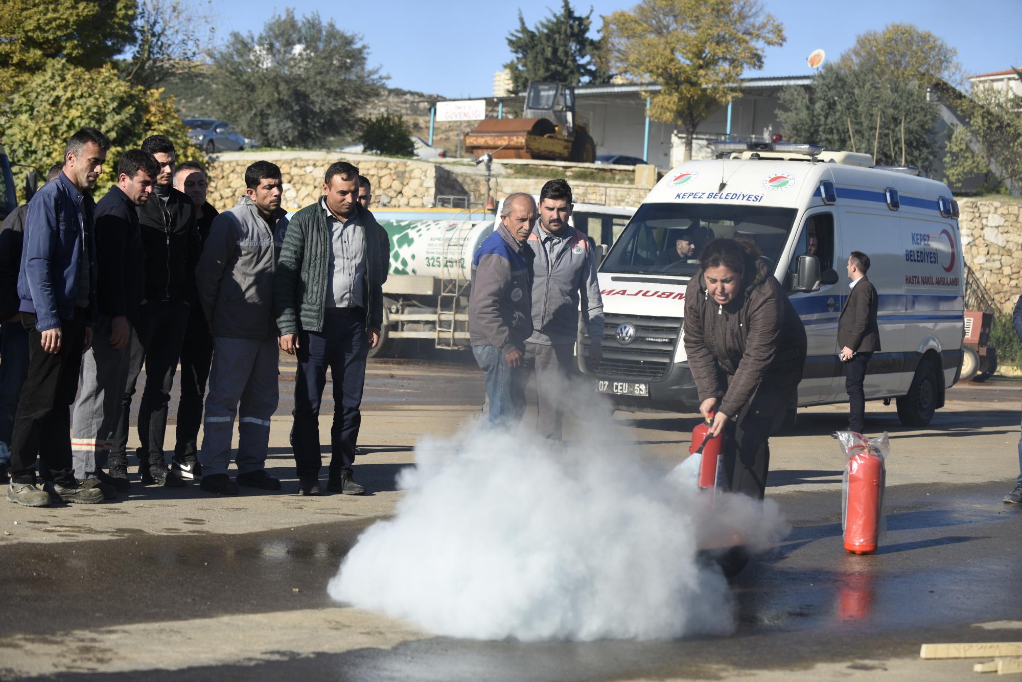 Kepez’de gerçeğini aratmayan tatbikat