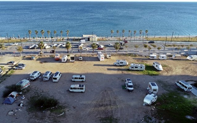 Antalya’da 5 yıldızlı karavan tatili kıskandırıyor