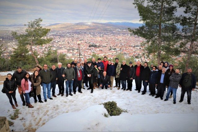 Başkan Ömer İşlek, gazetecilerle birayaya geldi