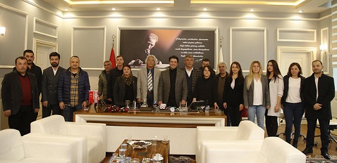 CHP İlçe örgütünden Başkan Genç’e ziyaret