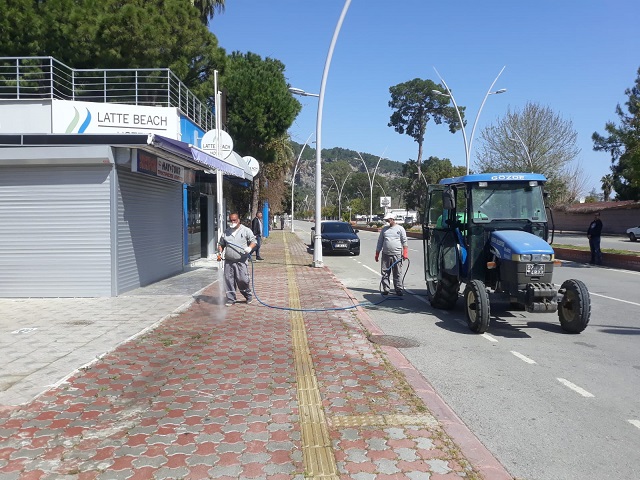DEZENFEKTE ÇALIŞMALARI SON HIZLA DEVAM EDİYOR