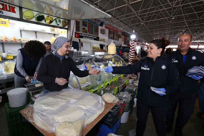 Kepez’in Zabıtaları’ndan “14 Kural” broşürü