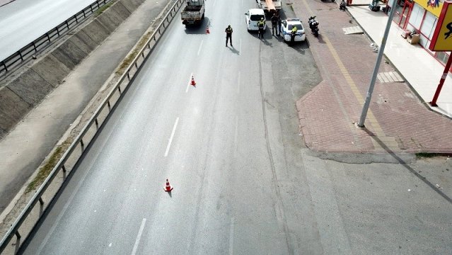 Antalya’da “Havadan Özel Trafik Denetimi”