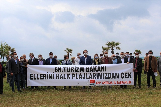 BAŞKAN BAYAR BELEK SAHİLİNDE SES YÜKSELTTİ