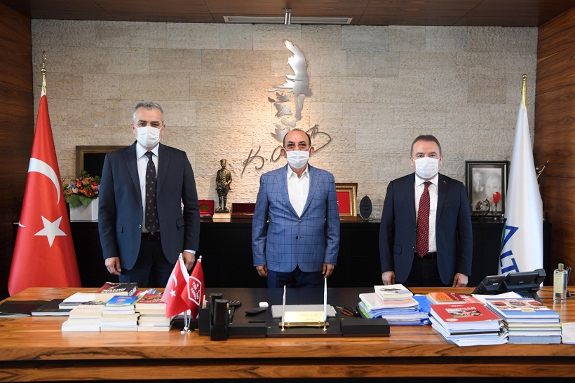 Başkan Esen, Böcek ve Başaran’ı ağırladı
