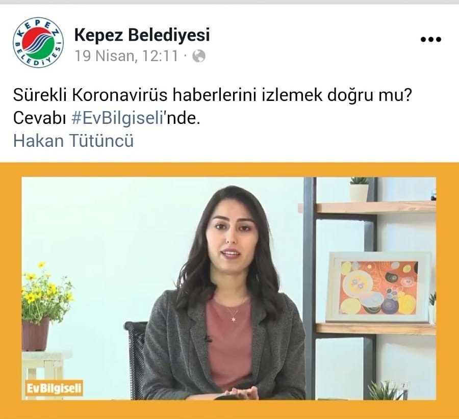 Pandemi döneminde Kepez’den psikolojik destek