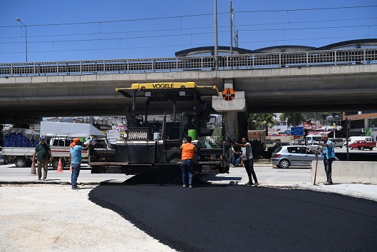 ÇALKAYA MAHALLESİNDE ASFALTLAMA BAŞLADI