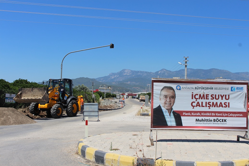 Kumluca’da yeni imar alanlarına altyapı
