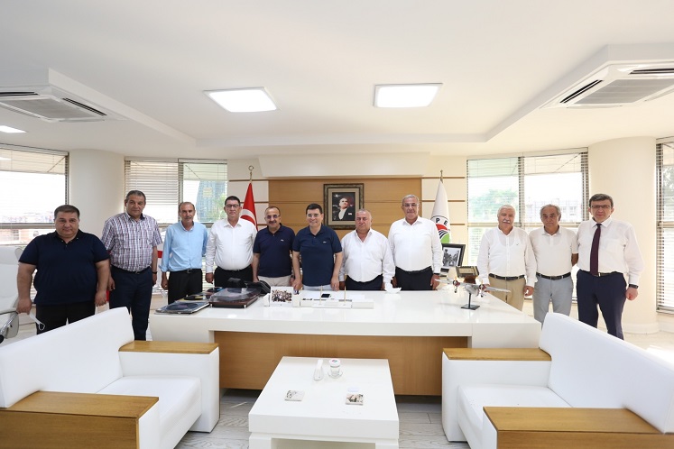 Esnaf birlik başkanlarından Tütüncü’ye kira teşekkürü