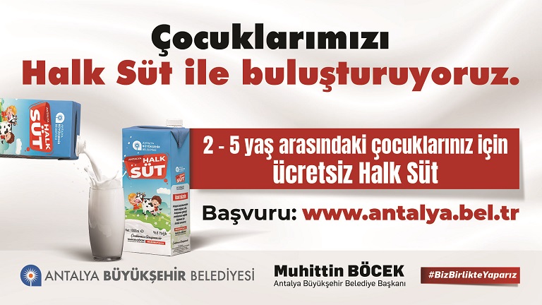 Büyükşehir’den binlerce çocuğa ücretsiz süt