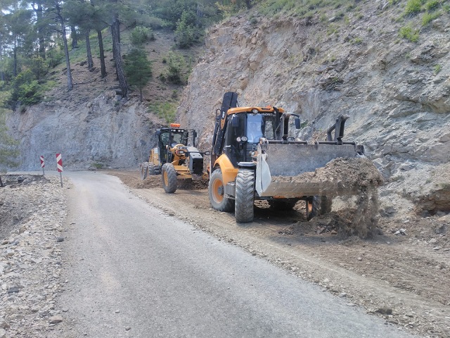 Alanya kırsalında yoğun çalışma