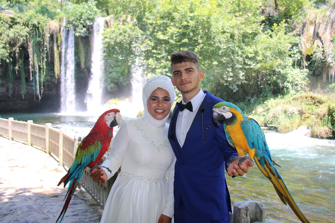 Doğa harikası Düden Şelalesi kendini yeniledi