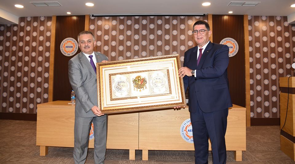 Antalya Valisi Ersin Yazıcı AESOB’u Ziyaret Etti
