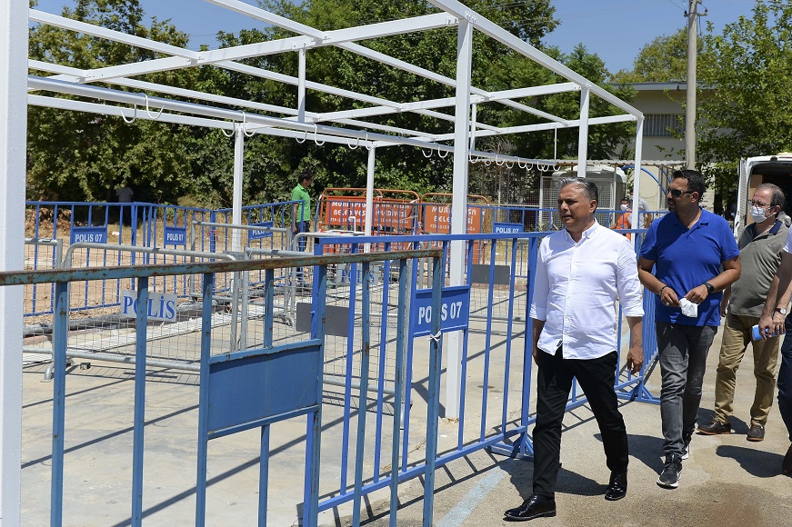 Başkan Uysal, hazırlıkları inceledi