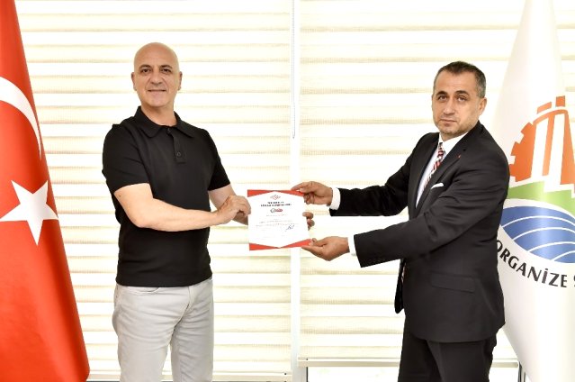 Antalya OSB, TSE Covid-19 güvenli hizmet belgesi alan ilk kuruluş oldu