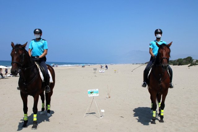 Patara’da caretta caretta yuvalarını Atlı Jandarma Timi koruyacak