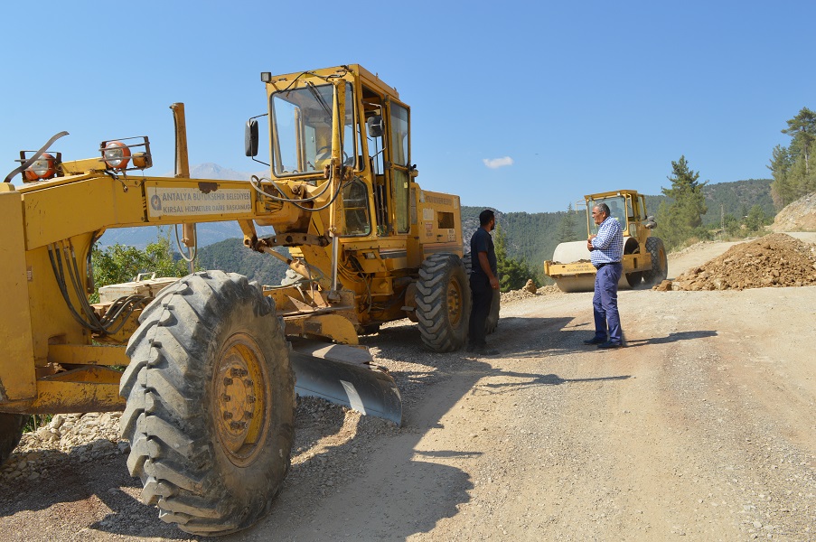 Gündoğmuş Köprülü Yayla Yolunda Stabilize Çalışması