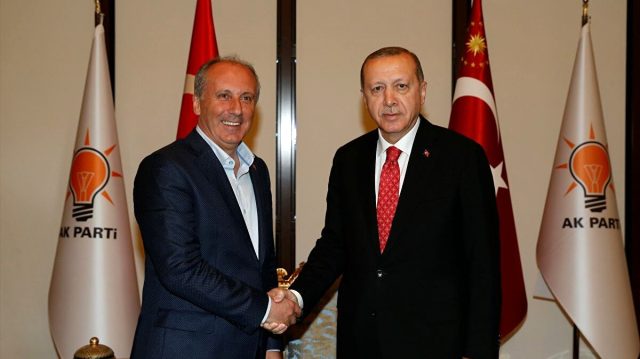 Erdoğan’dan parti kuracağı konuşulan İnce’ye tam destek