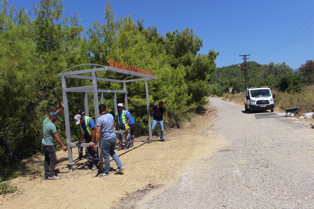 Manavgat Uzunkale’ye durak yerleştirildi