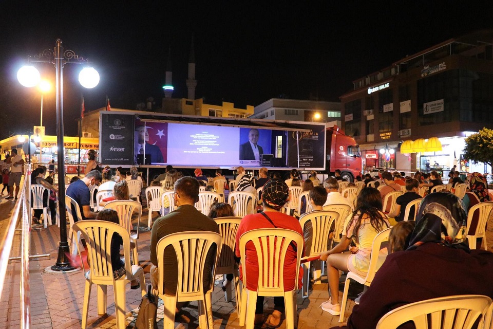 Altın Portakal Sinema Tırı Gazipaşa ve Elmalı’da