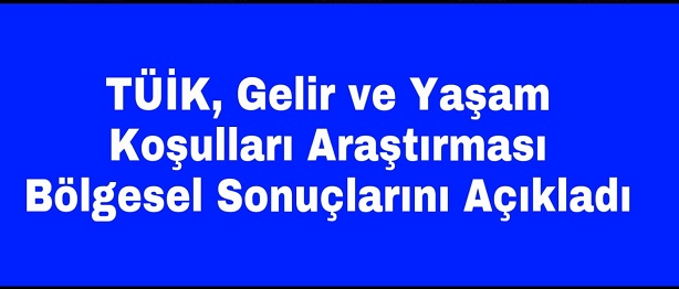 Tüik: Gelir ve Yaşam Koşulları Araştırması Bölgesel Sonuçları, 2019
