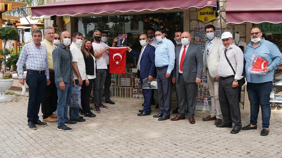 İyi Parti Antalya İl Başkanı Başaran, 19 ilçede 100 Bin Türk Bayrağı Kampanyamız Devam Ediyor
