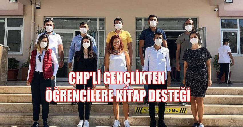 ALANYA CHP’Lİ GENÇLİKTEN ÖĞRENCİLERE KİTAP DESTEĞİ