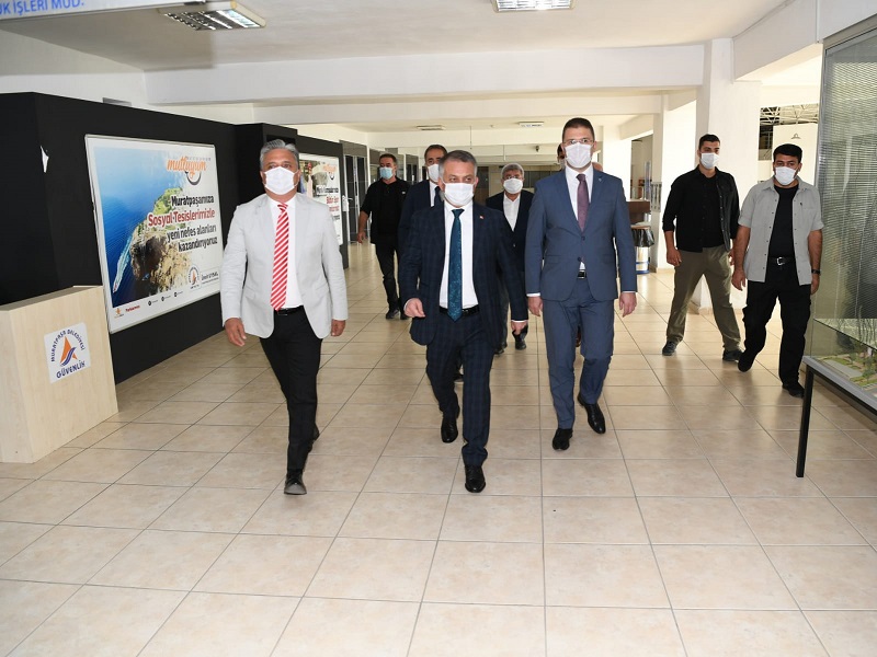 VALİ YAZICI, MURATPAŞA KAYMAKAMLIĞI VE BELEDİYESİNİ ZİYARET ETTİ
