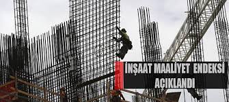 TÜİK: İnşaat Maliyet Endeksi, Ağustos 2020