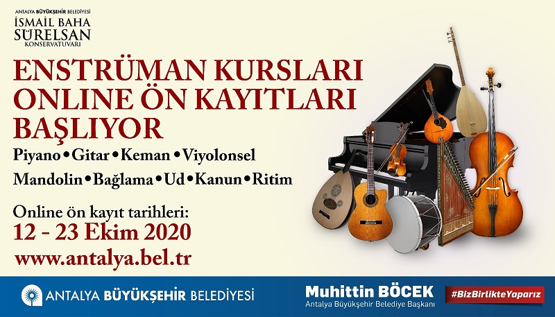 İsmail Baha Sürelsan Konservatuvarı’nda kurs kayıtları başlıyor